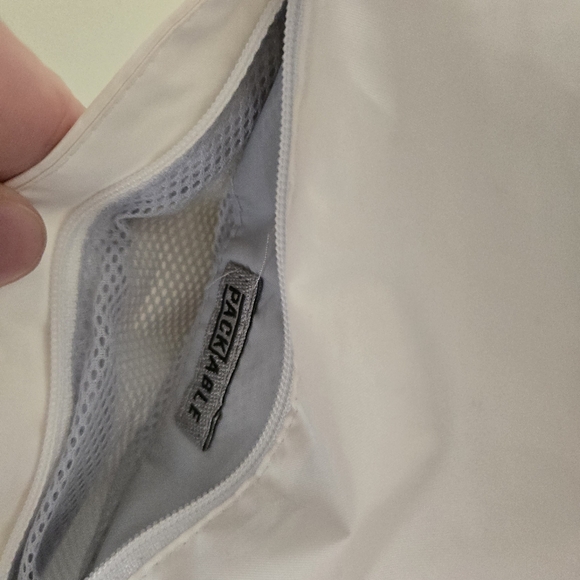 Columbia Windbreaker Size Medium White - Picture 10 of 13